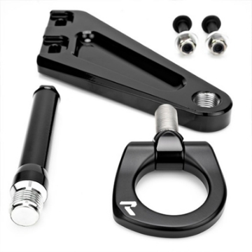 Picture of Raceseng 2015+ Ford Mustang GT/GT350/GT350R/V6 Tug Tow Hook (Front) - Black