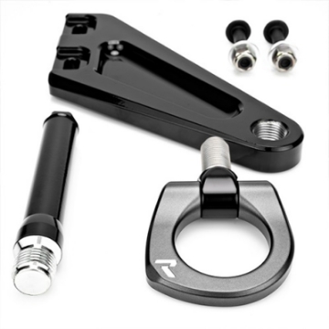 Picture of Raceseng 2015+ Ford Mustang GT/GT350/GT350R/V6 Tug Tow Hook (Front) - Gray