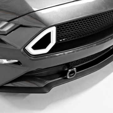 Picture of Raceseng 2015+ Ford Mustang GT/GT350/GT350R/V6 Tug Tow Hook (Front) - Gray