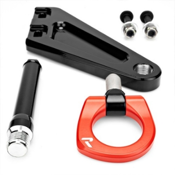 Picture of Raceseng 2015+ Ford Mustang GT/GT350/GT350R/V6 Tug Tow Hook (Front) - Red