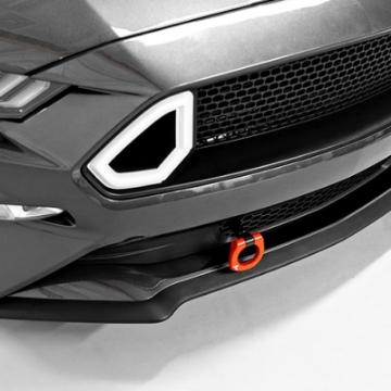 Picture of Raceseng 2015+ Ford Mustang GT/GT350/GT350R/V6 Tug Tow Hook (Front) - Red