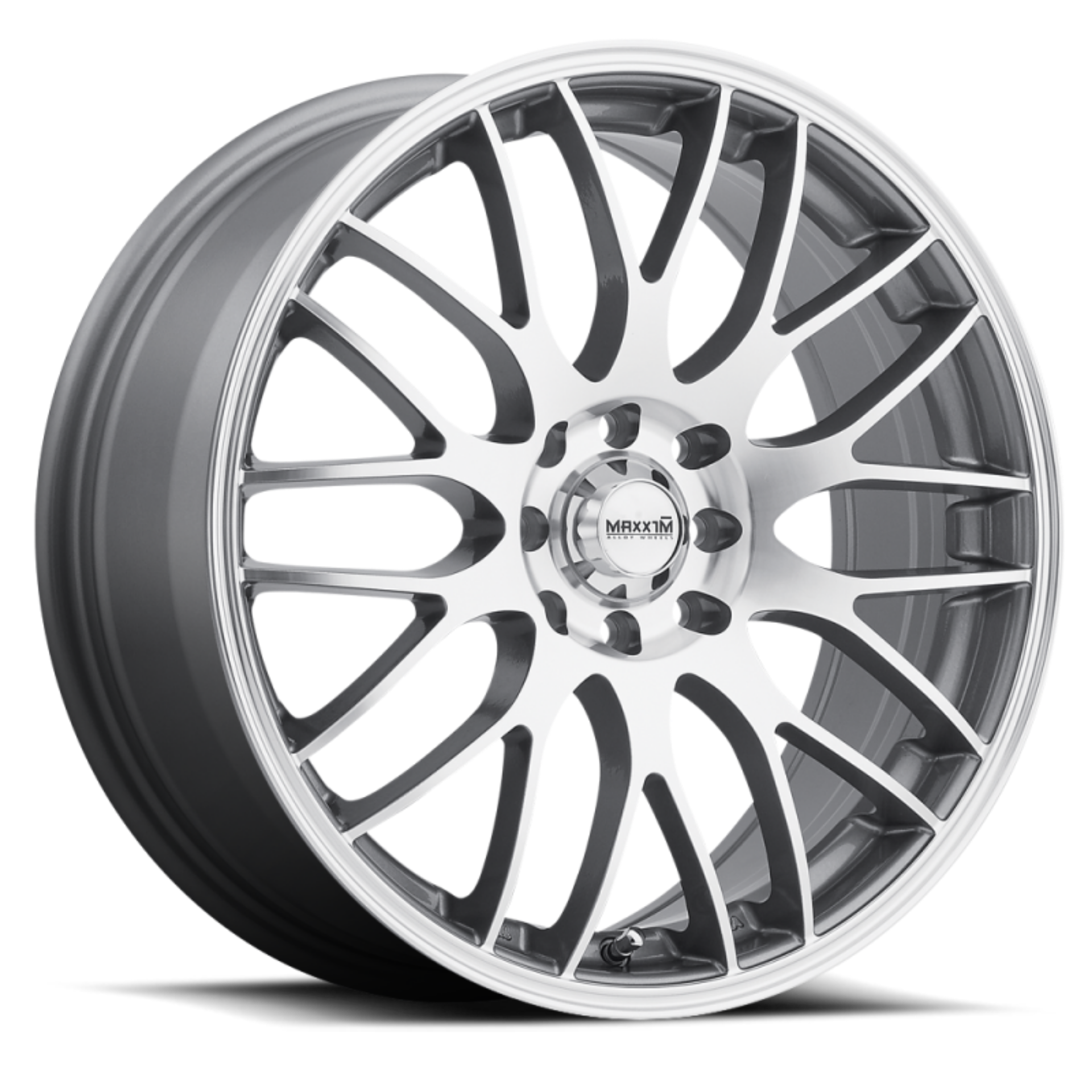 Picture of Maxxim Maze 17x7 10x110-115 ET40 Silver-Machine Face