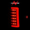 Picture of ANZO 2007-2013 GMC Sierra LED Tail Lights w/ Light Bar Black Housing Clear Lens