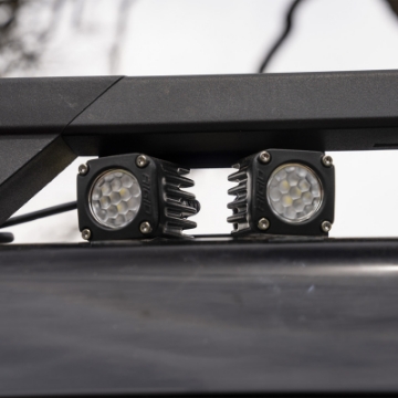 Picture of Rigid Industries 2021 Bronco Sport Overland Roof Rack Ignite Pod Light Mount Kit