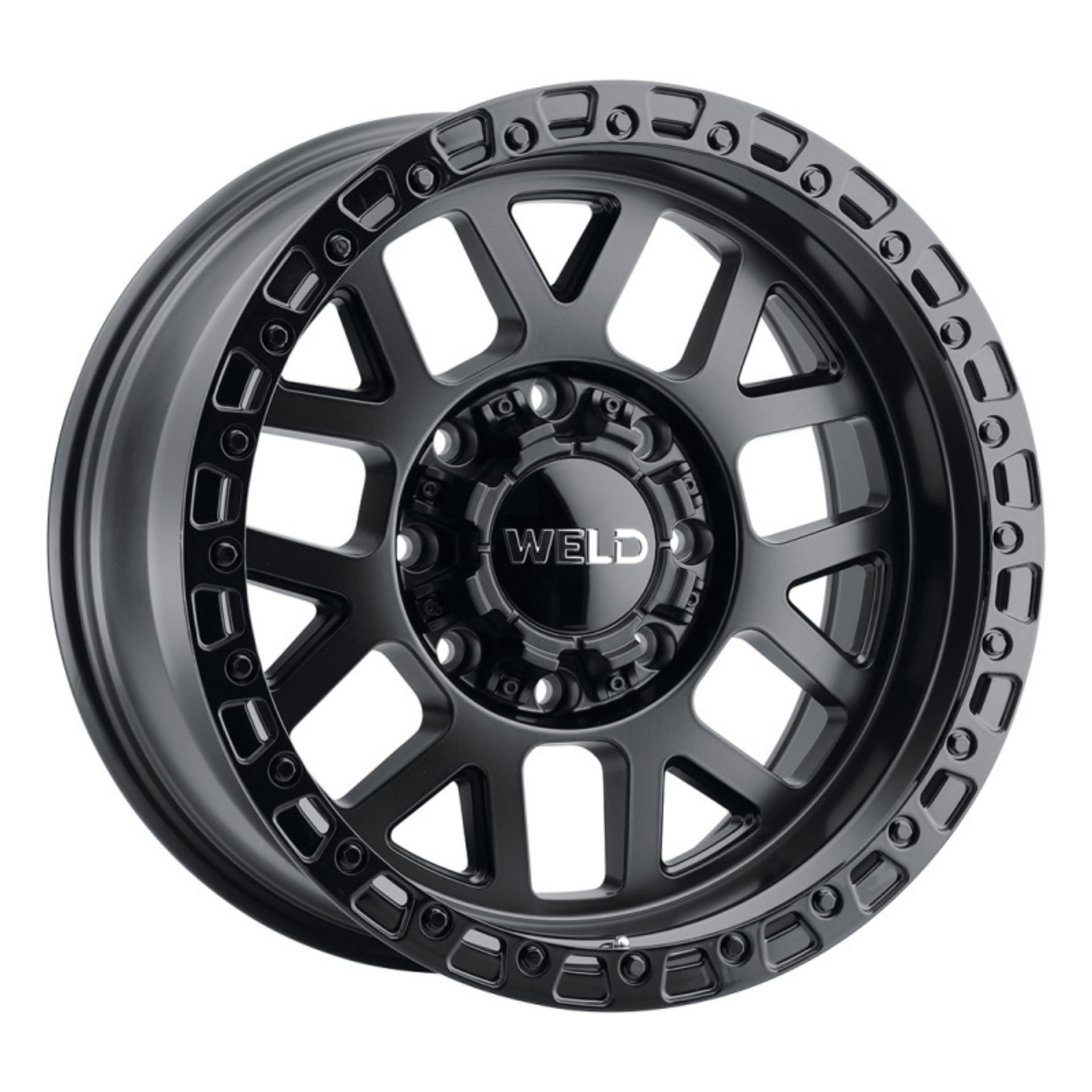 Picture of Weld Off-Road W104 20X9 Cinch 6X135 6X139-7 ET00 BS5-00 Gloss Black 106-1