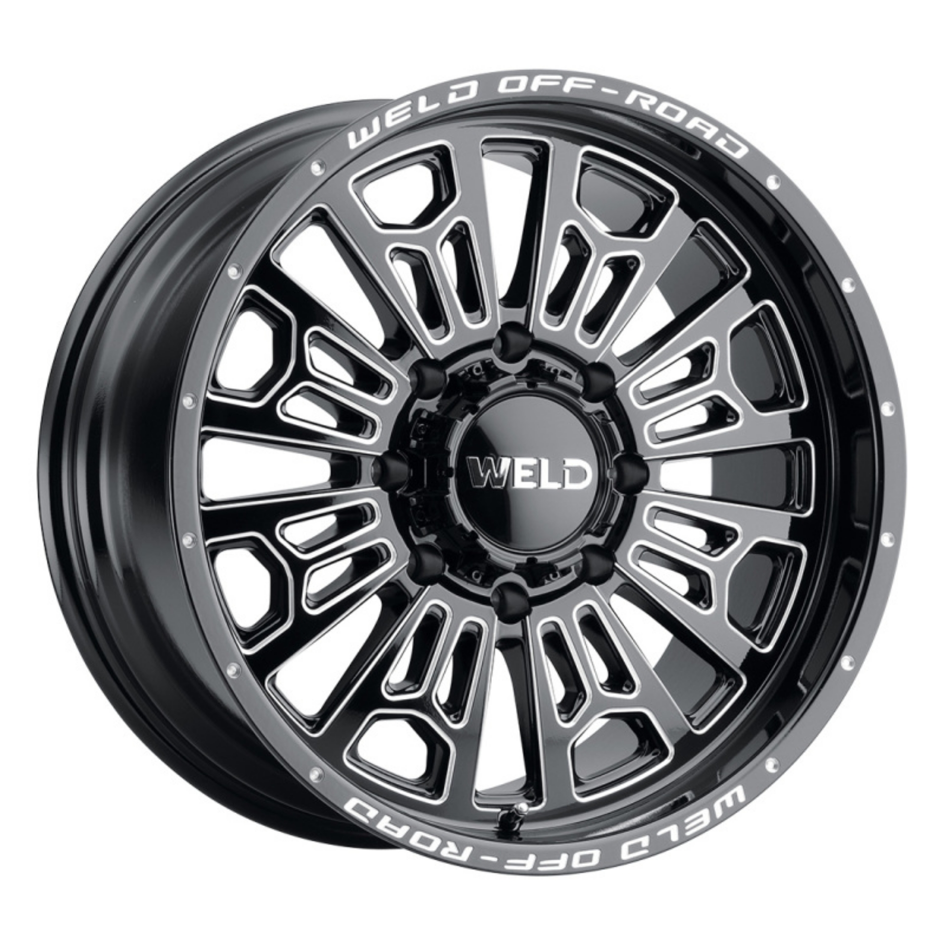 Picture of Weld Off-Road W114 20X9 Elicit 5X127 5X139.7 ET20 BS5.75 Gloss Black MIL 87.1