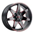 Picture of Weld Off-Road W110 20X10 Retaliate 6X135 6X139.7 ET13 BS6.00 Gloss Black MIL Red 106.1