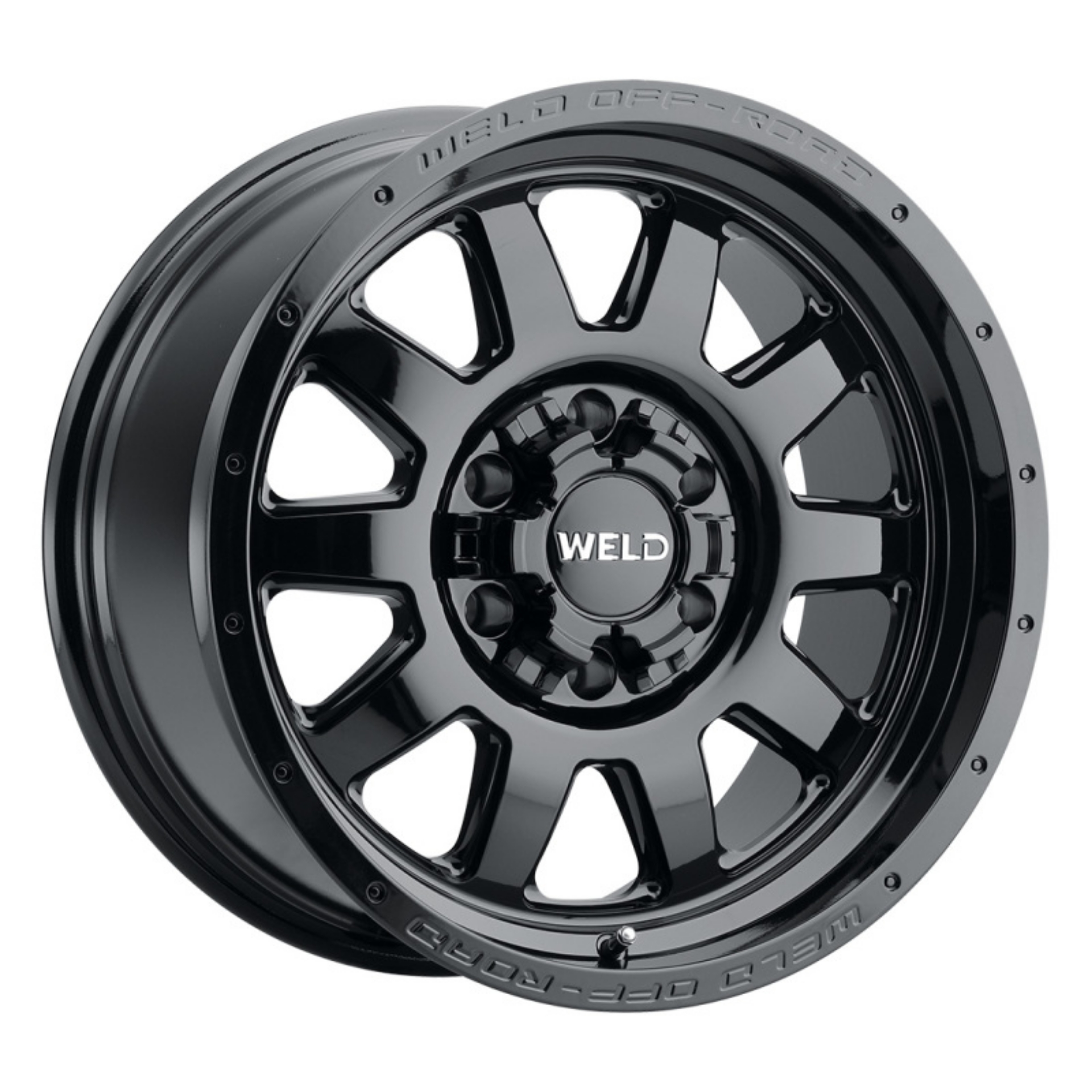 Picture of Weld Off-Road W168 18X9 Stealth 5X114.3 5X127 ET-12 BS4.50 Gloss Black 78.1