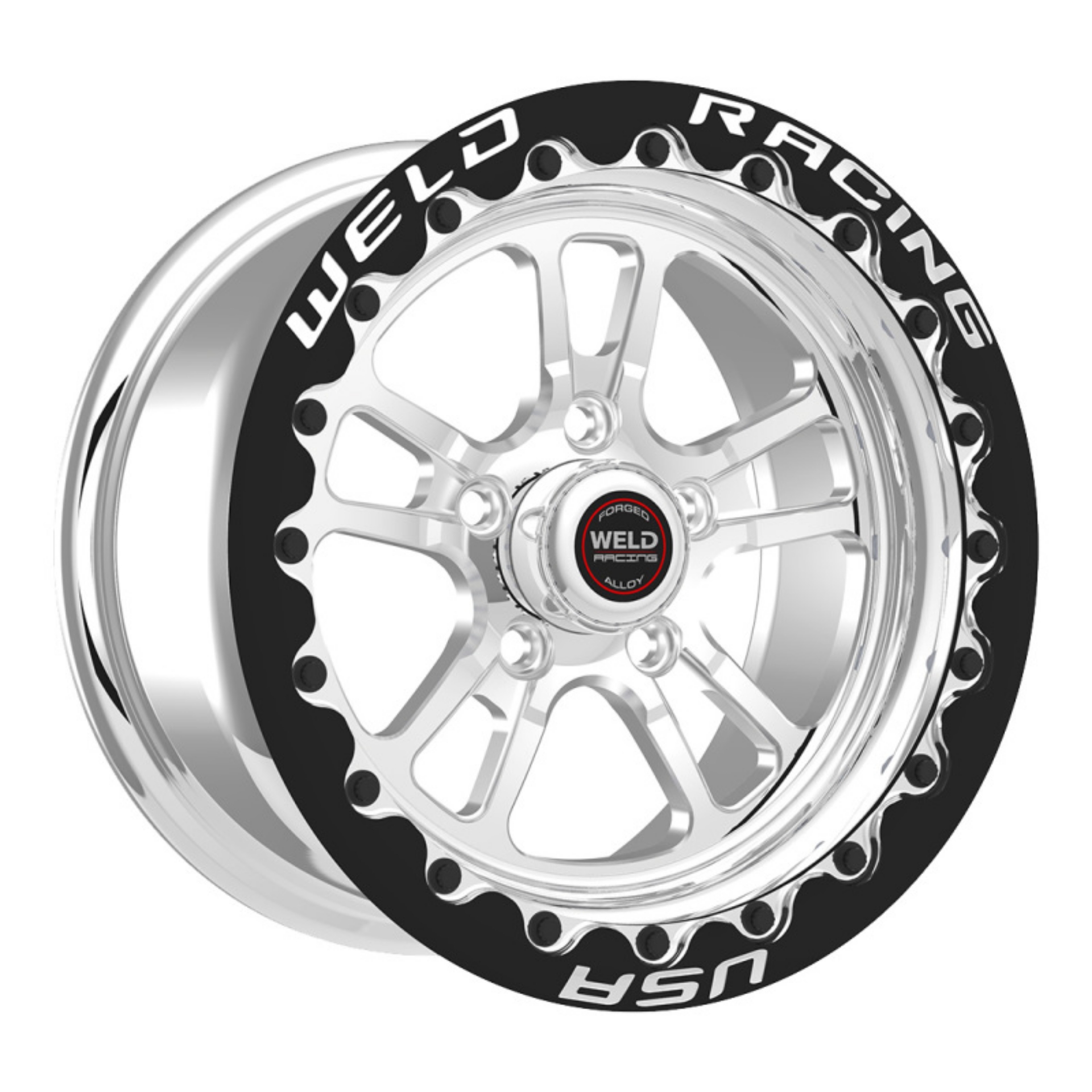 Picture of Weld S70 15x11 / 5x115mm BP / 6.5in BS Polished Wheel (Medium Pad)