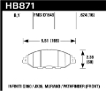 Picture of Hawk 13-19 Nissan Pathfinder 3.5L / 14-19 Infiniti QX60 3.5L HPS 5.0 Front Brake Pads
