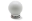 Picture of BLOX Racing DR Spherical Shift Knob 10x1.5 - White Delrin Polyoxymethylene