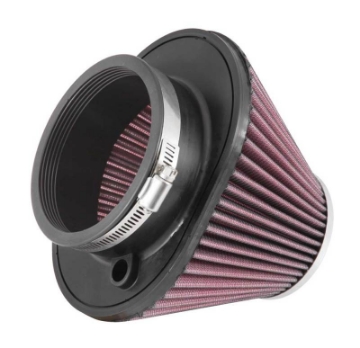 Picture of K&N Universal Clamp-On Air Filter 3.938in FLG 7.125in X 5.313in Base 3.5in Top w/ Stud 5in Height