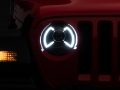 Picture of Raxiom 18-22 Jeep Wrangler JL/JT LED Projector Headlights- Black Housing (Clear Lens)
