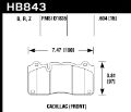 Picture of Hawk 2016 Cadillac CTS DTC-70 Front Race Brake Pads