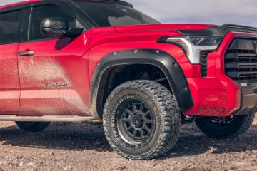 Picture of Bushwacker 22-23 Toyota Tundra Front Pocket Style Flares 2pc - Black