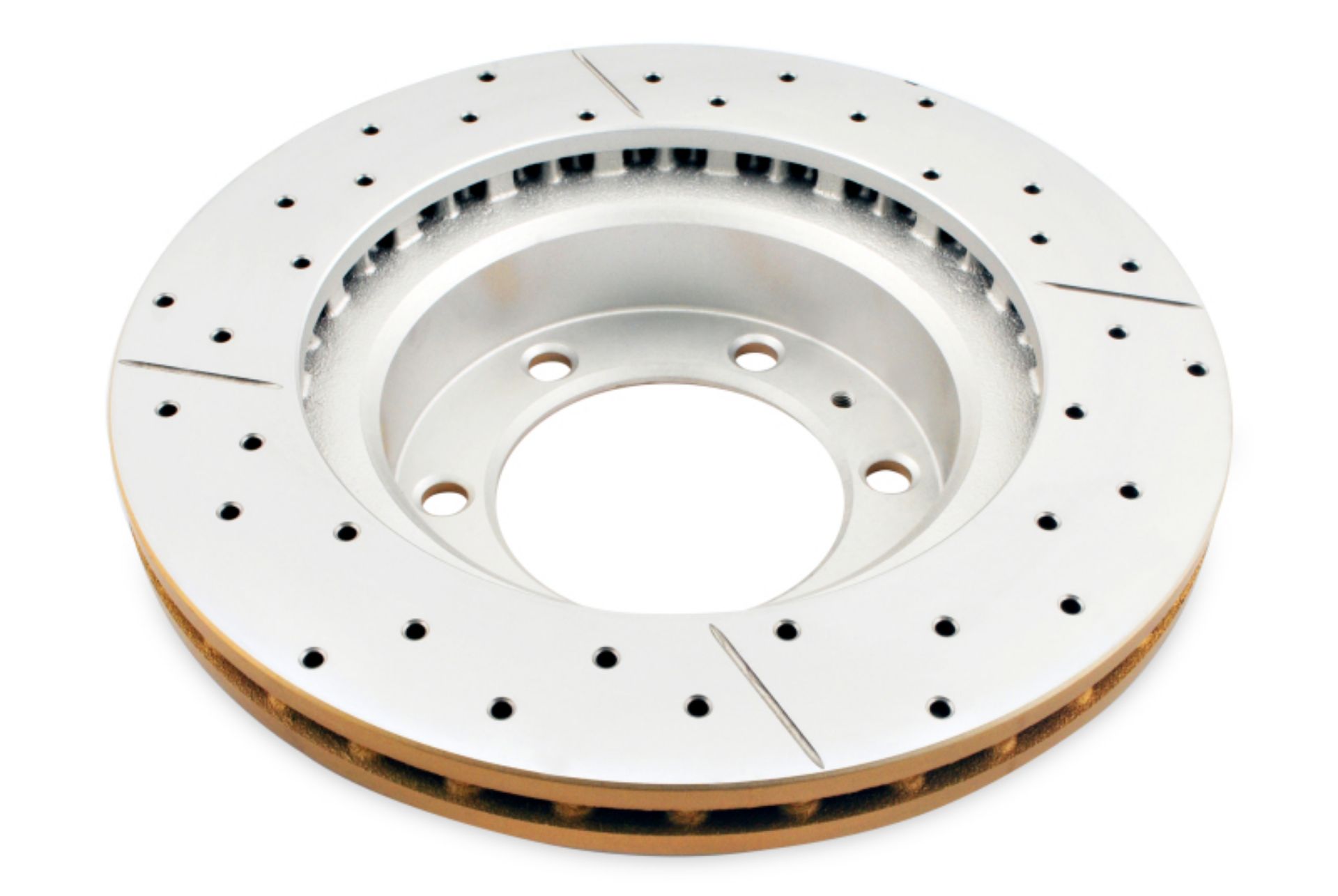 Picture of DBA 05-20 Toyota Tacoma w-6 Lug Wheel & 4 Piston Clpr Front Drilled & Slotted Street Series Rotor