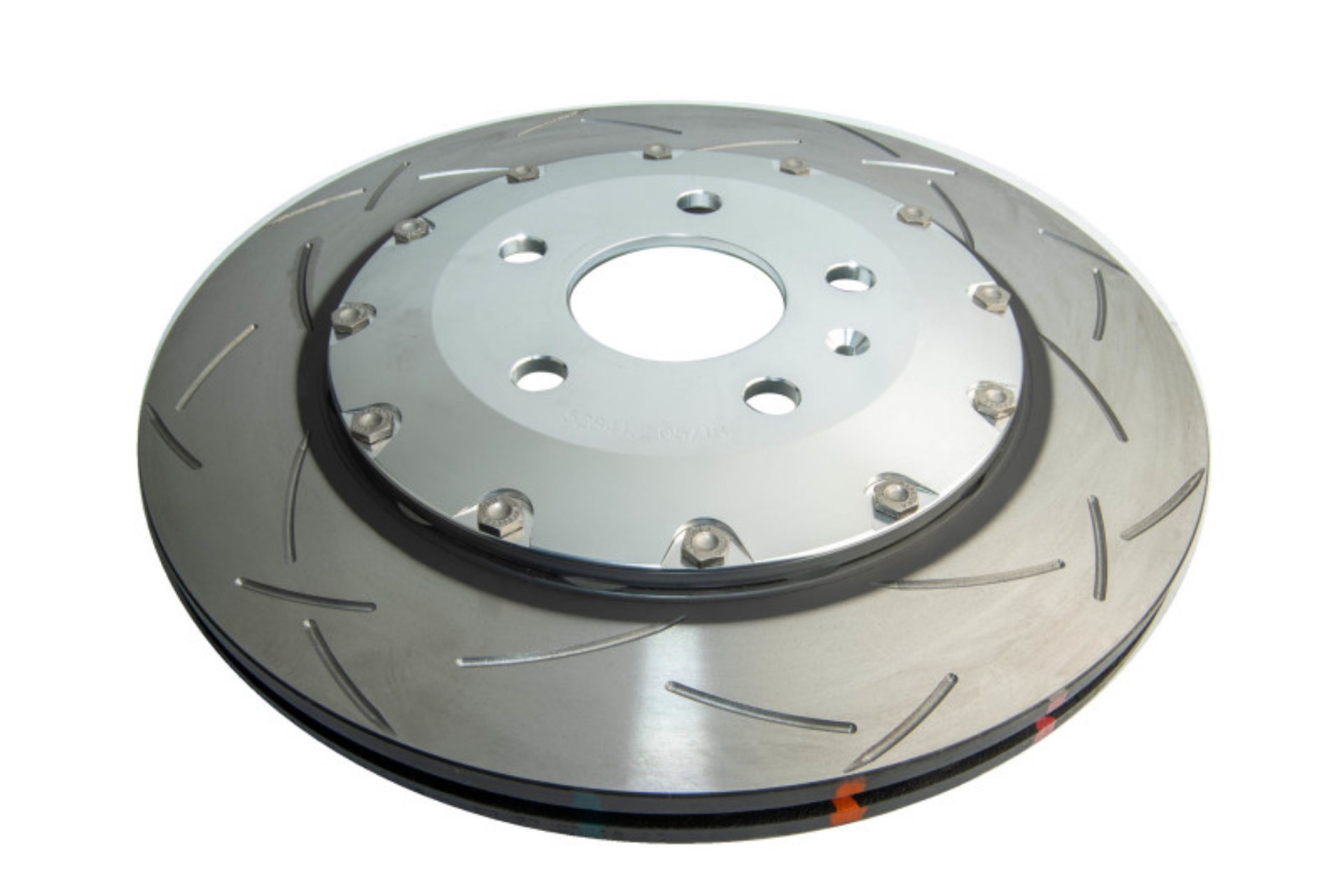 Picture of DBA 2016 Audi RS5 w-Wavy Iron Rotors Convertible Rear 5000 Series Slotted Rotor w-Silver Hat
