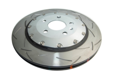 Picture of DBA 2016 Audi RS5 w-Wavy Iron Rotors Convertible Rear 5000 Series Slotted Rotor w-Silver Hat