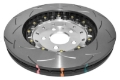 Picture of DBA 13-16 Audi RS5 w- Scalloped Edge Iron Rotors Rear 5000 Series Slotted Rotor w-Silver Hat