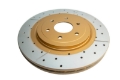 Picture of DBA 08-12 Nissan Pathfinder 5-6L Front Drilled & Slotted Street Series Rotor