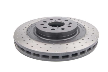 Picture of DBA 17-20 Honda Civic Type R Hatch Front 4000 Series Cross Drilled Rotor