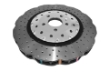 Picture of DBA 14-18 Audi RS7 w-Iron Rotors Front 5000 Series Cross Drilled Rotor w-Silver Hat