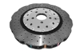 Picture of DBA 14-18 Audi RS7 w-Iron Rotors Front 5000 Series Cross Drilled Rotor w-Silver Hat