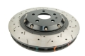 Picture of DBA 10-15 Chevrolet Camaro SS V8 Front 5000 Series Cross Drilled Rotor w-Black Hat