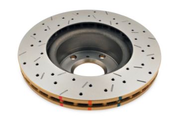 Picture of DBA 04-12 Nissan Pathfinder Rear 4000 Series Drilled & Slotted Rotor
