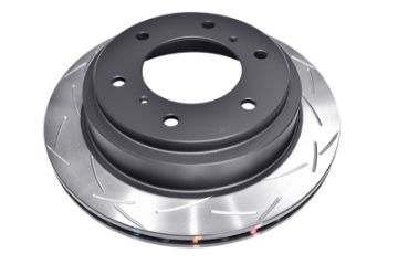 Picture of DBA 00-06 Mitsubishi Montero Rear 4000 Series Slotted Rotor