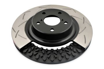 Picture of DBA 05-09 Audi A4 Quattro Front 5000 Series Slotted Rotor w-Black Hat