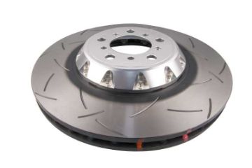 Picture of DBA 15-18 BMW M3-M4 Front 5000 Series Slotted Rotor w-Silver Hat