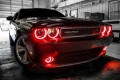 Picture of Oracle Dodge Challenger 08-14 LED Waterproof Halo Kit - Red