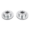 Picture of Power Stop 19-22 Ram 3500 Rear Drilled & Slotted Rotor Pair