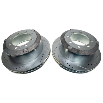 Picture of Power Stop 19-22 Ram 3500 Rear Drilled & Slotted Rotor Pair