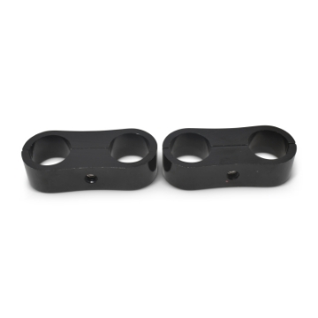 Picture of Russell Hose Separator for -8 Braided Hose - Black Anodized 2 Pack