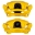 Picture of Power Stop 09-14 Volkswagen Routan Front Yellow Caliper w-Bracket Pair