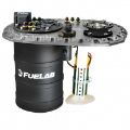 Picture of Fuelab Quick Service Surge Tank w-49442 Lift Pump & Twin Screw 600LPH Brushless Pump - Titanium