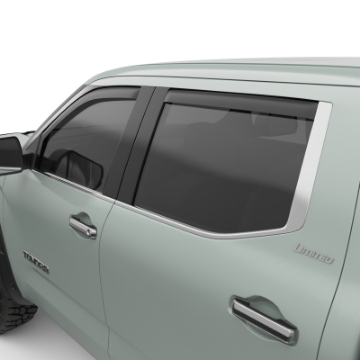 Picture of EGR 2022+ Toyota Tundra In-Channel Window Visors Front-Rear Set Matte Black