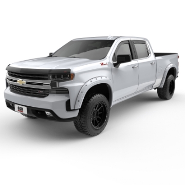 Picture of EGR 19-22 Chevrolet Silverado 1500 Summit White Traditional Bolt-On Look Fender Flares Set Of 4