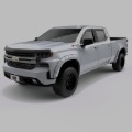 Picture of EGR 19-22 Chevrolet Silverado 1500 Summit White Traditional Bolt-On Look Fender Flares Set Of 4