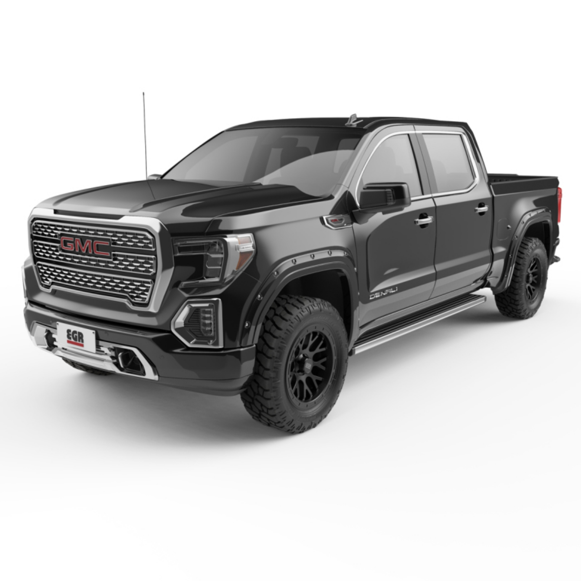 Picture of EGR 19-23 Gmc Sierra 1500 Painted To Code Traditional Bolt-On Look Fender Flares Black Set Of 4