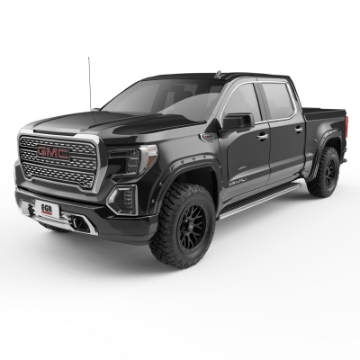 Picture of EGR 19-23 Gmc Sierra 1500 Painted To Code Traditional Bolt-On Look Fender Flares Black Set Of 4