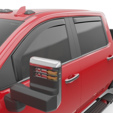 Picture of EGR 20-23 Chevrolet Silverado HD In-Channel Window Visors - Matte Black