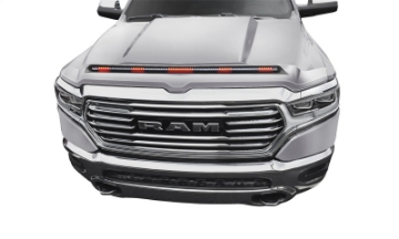 Picture of AVS 20-23 RAM 1500 Excl- Rebel-TRX Aeroskin LightShield Pro Color-Match - Billet Silver Metal