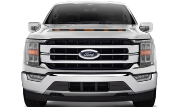 Picture of AVS 21-23 Ford F-150 Excl- Tremor-Raptor Aeroskin LightShield Pro Color-Match - Oxford White