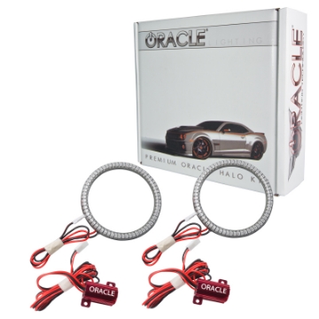 Picture of Oracle 11-14 Dodge Charger SRT8 LED Projector Fog Halo Kit - Red