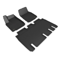 Picture of 3D MAXpider 22-23 Tesla Model X Full Set Floormats - Black