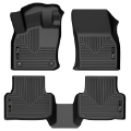 Picture of Husky Liners 2022 Volkswagen Taos Weatherbeater Black Front & 2nd Seat Floor Liners