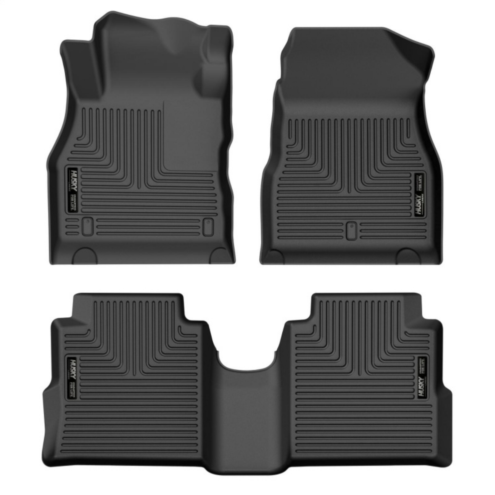 Picture of Husky Liners 18-22 Nissan Kicks Weatherbeater Black Front & 2nd Seat Floor Liners